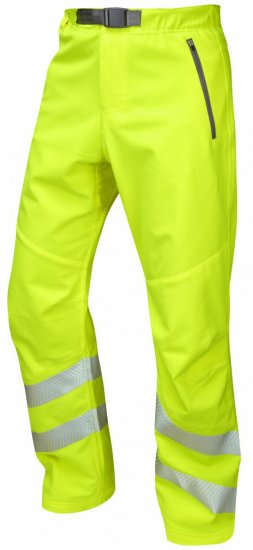 Leo Landcross Stretch Pants Hi-Vis Yellow - Abbigliamento da lavoro - Abbigliamento da Lavoro Taglie Forti Uomo