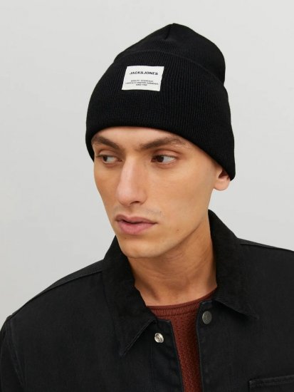 Jack & Jones Long Knit Berretto Nero - Berretti - 