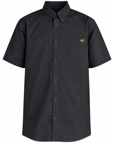 Motley Denim Zagreb Camicia a maniche corte Antracite - Camicie - Camicie Taglie Forti Uomo