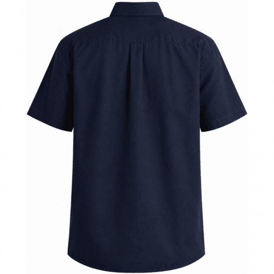 Motley Denim Zagreb Camicia a maniche corte Blu navy - Camicie - Camicie Taglie Forti Uomo