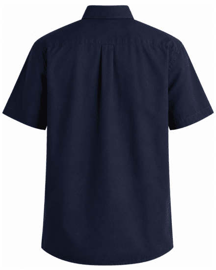 Motley Denim Zagreb Camicia a maniche corte Blu navy - Camicie - Camicie Taglie Forti Uomo