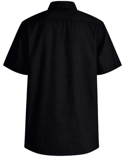Motley Denim Zagreb Camicia a maniche corte Nero - Camicie - Camicie Taglie Forti Uomo