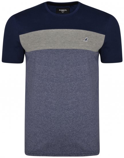 Kangol Zeek T-shirt Blue - Magliette - Magliette Uomo Taglie Forti