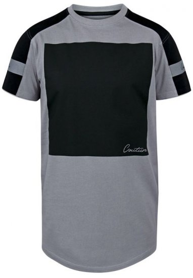 D555 Ziggy Organic Cotton T-Shirt Grey - Magliette - Magliette Uomo Taglie Forti